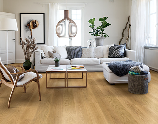 light brown parquet floor living room